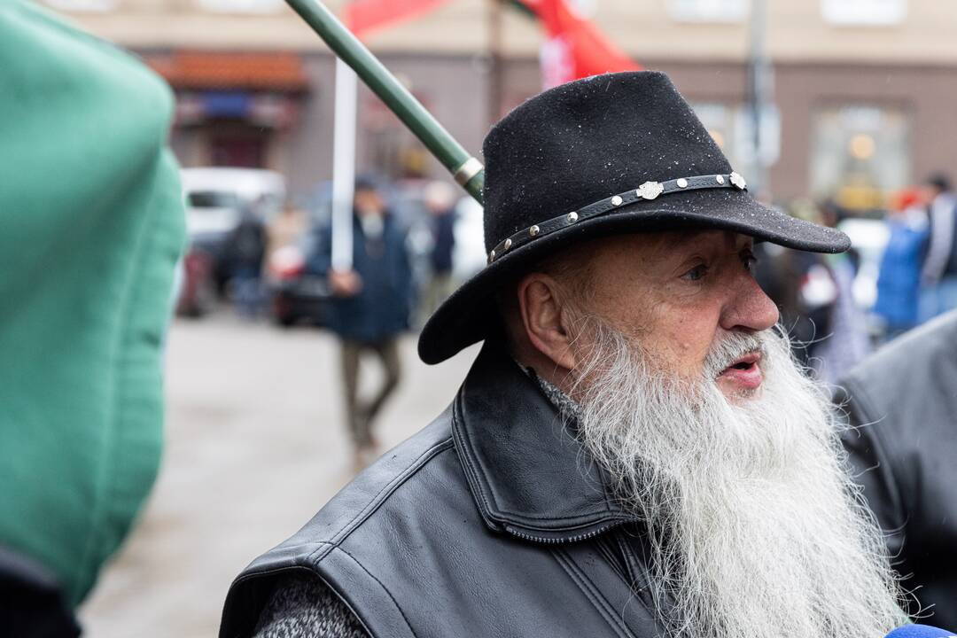 Prie Seimo – mitingas dėl NT mokesčio