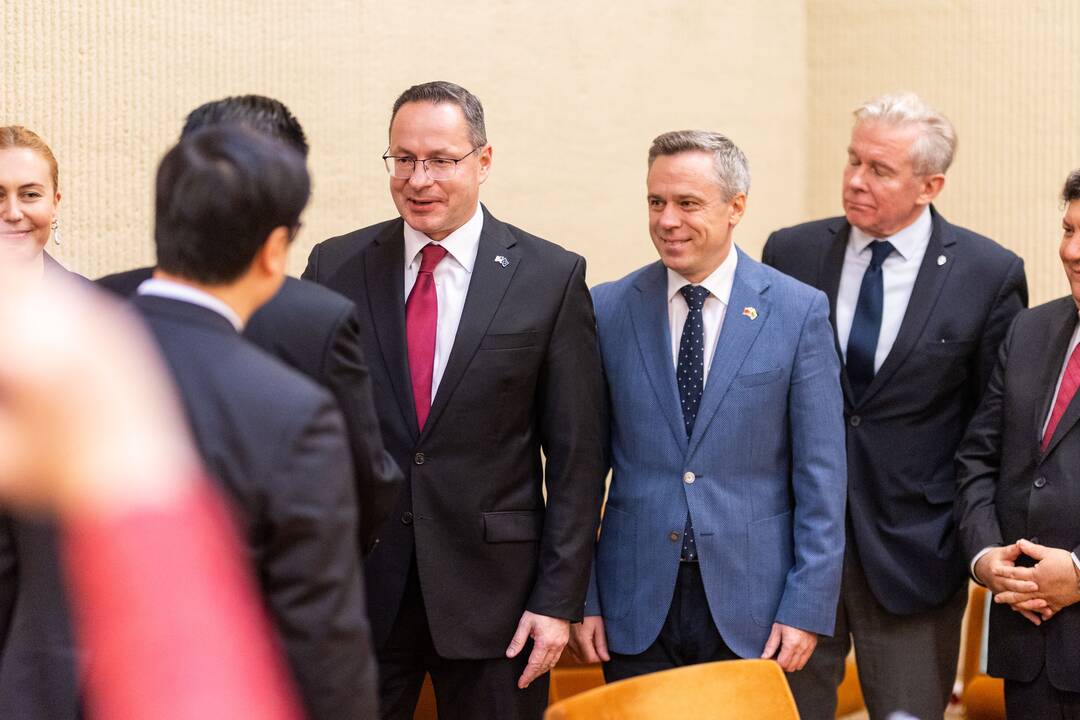 Seime – susitikimas su Taivano užsienio reikalų ministru