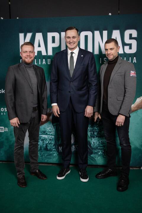 Filmo apie P. Jankūną „Kapitonas“ premjera