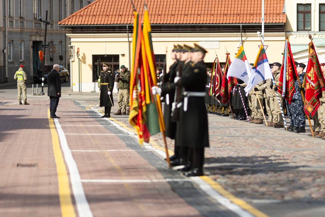 Krašto apsaugos ministrų pasikeitimo ceremonija