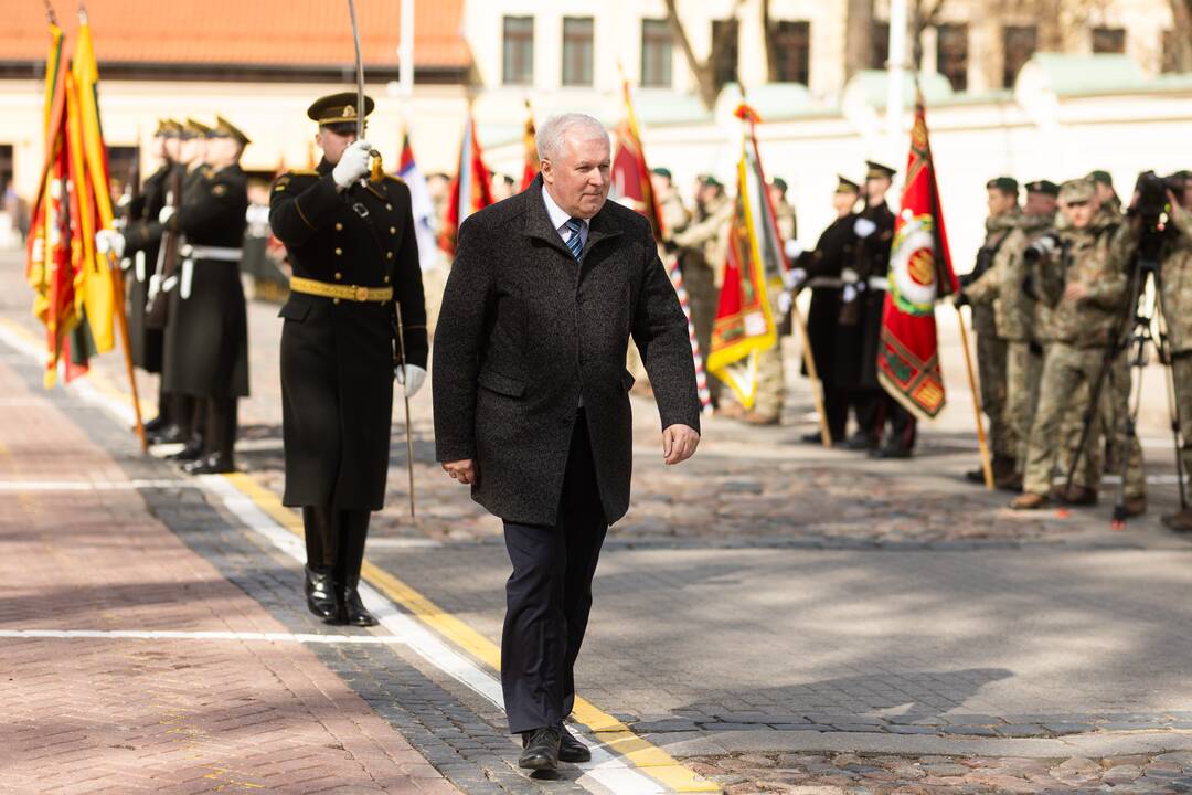 Krašto apsaugos ministrų pasikeitimo ceremonija