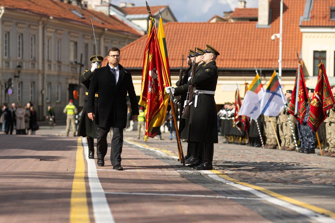 Krašto apsaugos ministrų pasikeitimo ceremonija