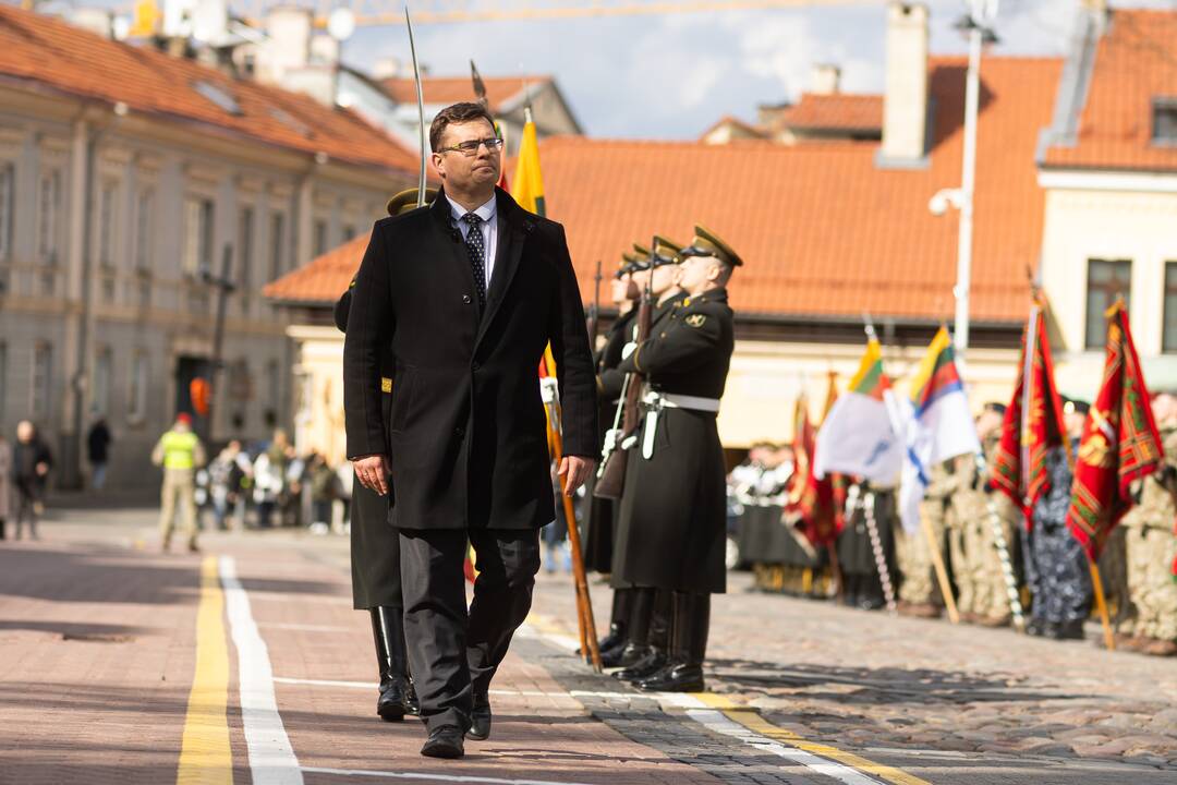 Krašto apsaugos ministrų pasikeitimo ceremonija