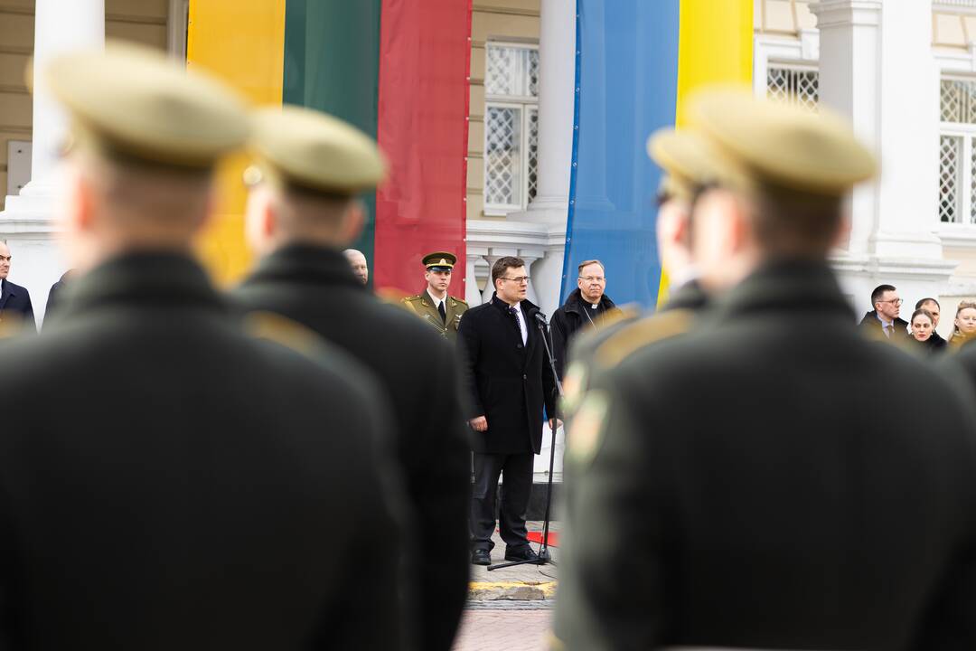 Krašto apsaugos ministrų pasikeitimo ceremonija