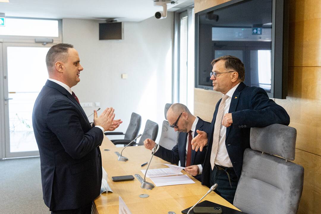 Seimo komisijos dėl VSD pranešėjo informacijos spaudos konferencija