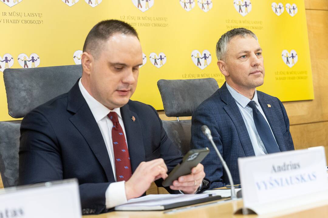 Seimo komisijos dėl VSD pranešėjo informacijos spaudos konferencija