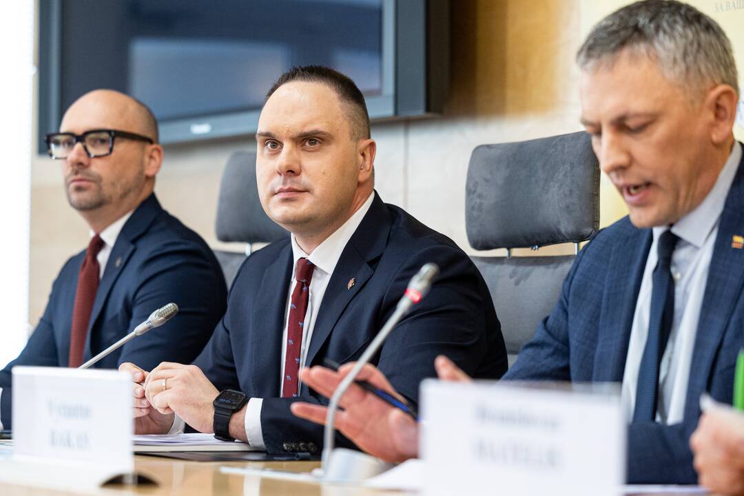 Seimo komisijos dėl VSD pranešėjo informacijos spaudos konferencija