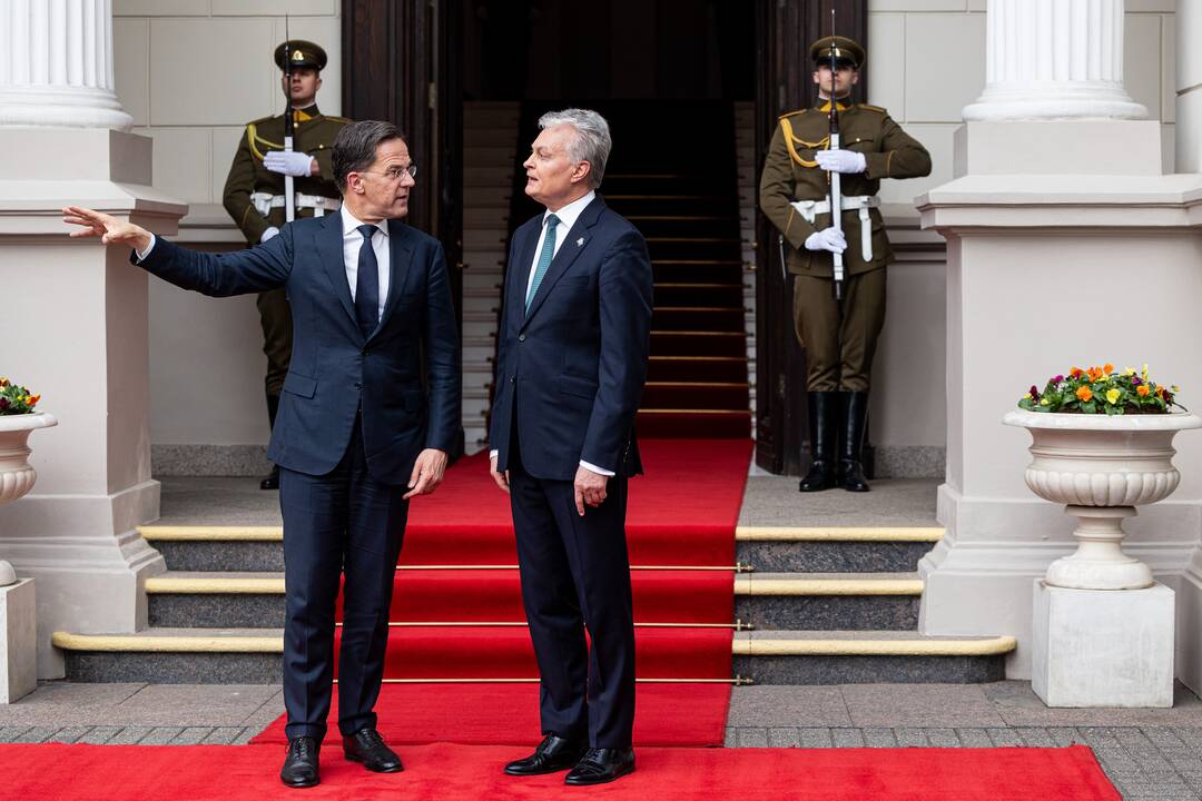 G. Nausėda susitiko su Nyderlandų premjeru M. Rutte