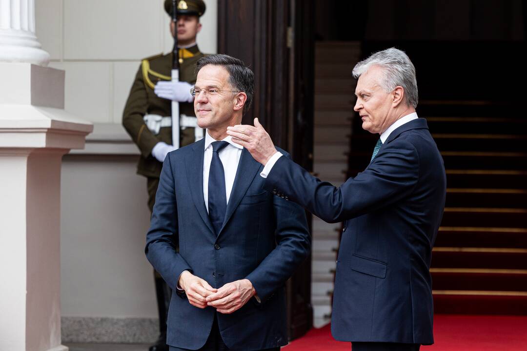 G. Nausėda susitiko su Nyderlandų premjeru M. Rutte