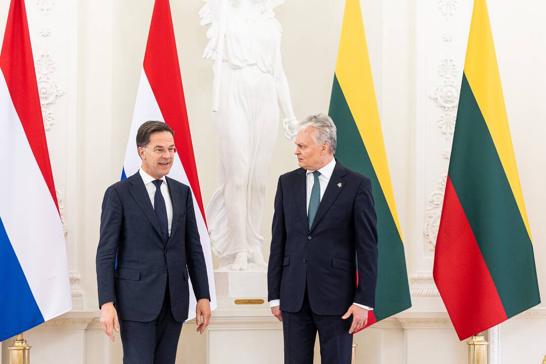 G. Nausėda susitiko su Nyderlandų premjeru M. Rutte