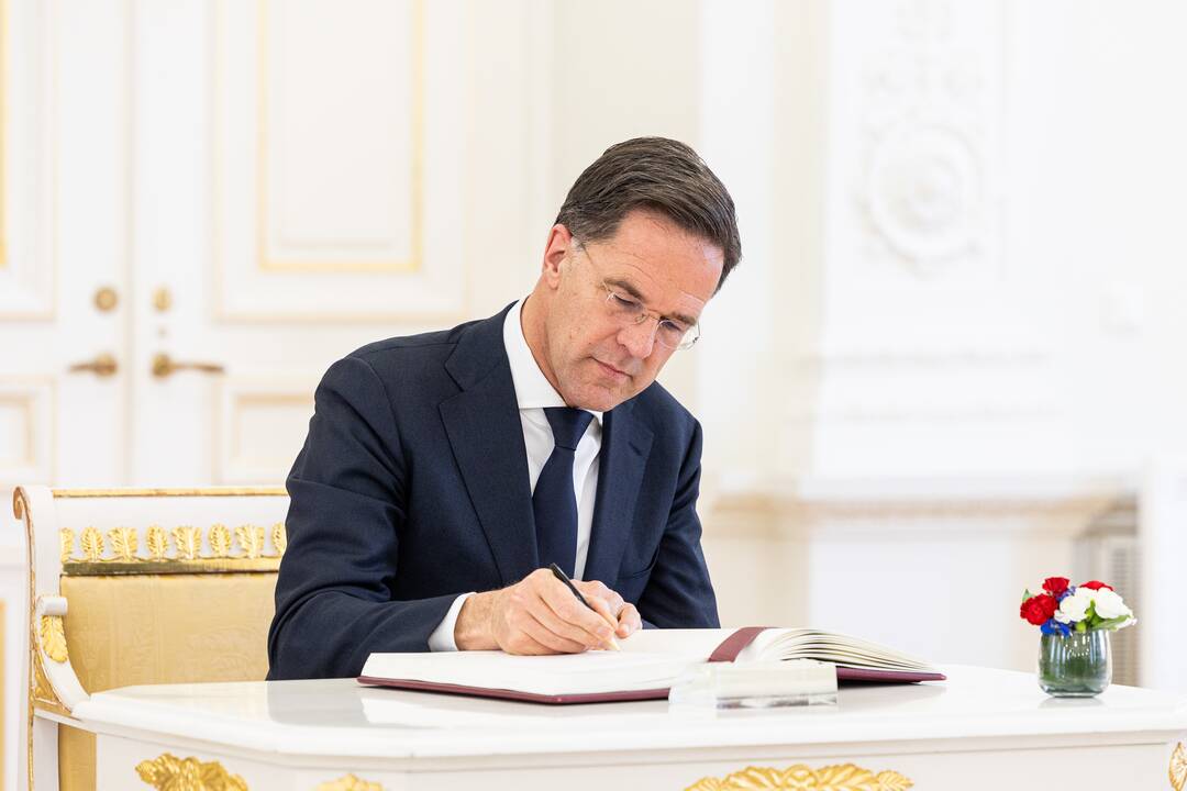 G. Nausėda susitiko su Nyderlandų premjeru M. Rutte
