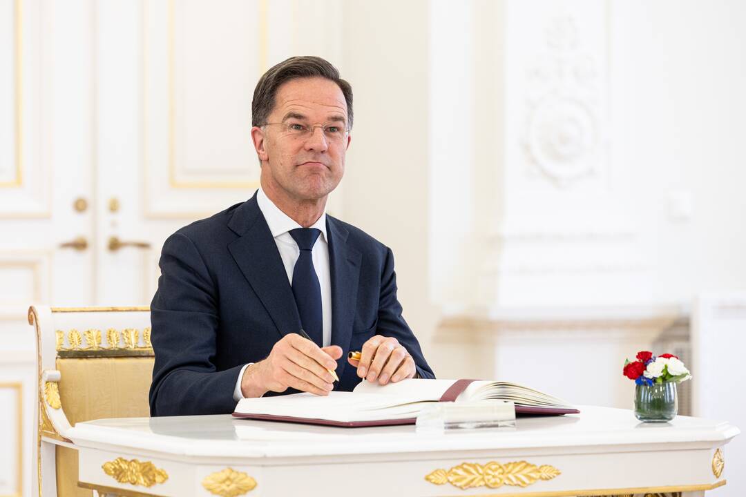G. Nausėda susitiko su Nyderlandų premjeru M. Rutte