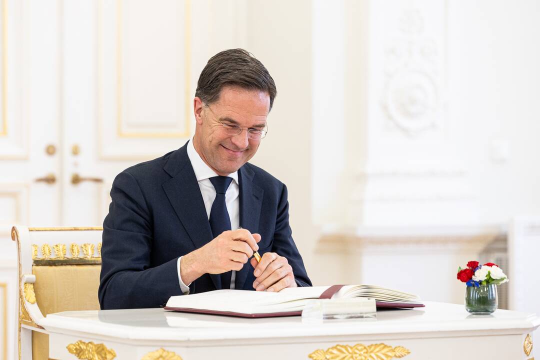 G. Nausėda susitiko su Nyderlandų premjeru M. Rutte