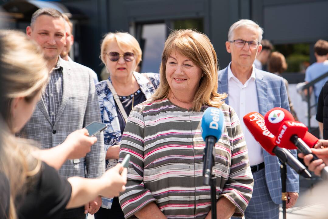 V. Blinkevičiūtė iš anksto balsavo EP rinkimuose
