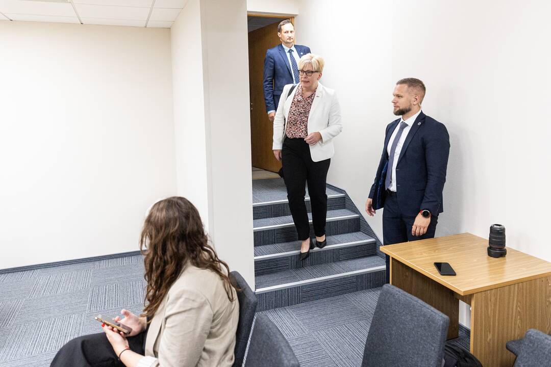 I. Šimonytė susitinka su Seimo frakcijomis