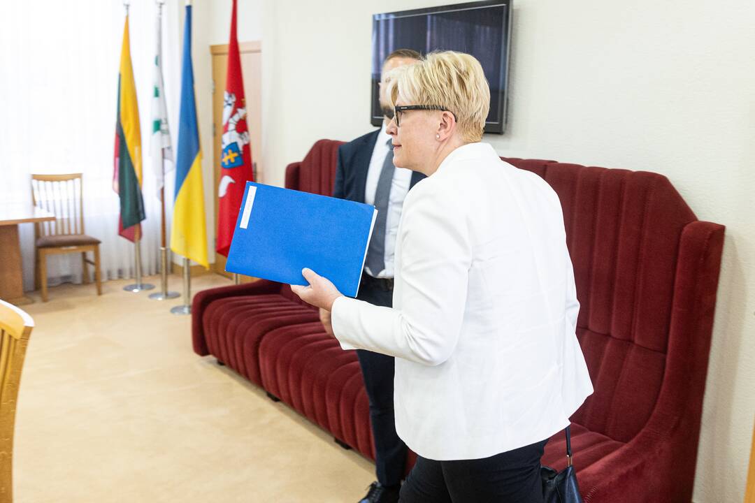 I. Šimonytė susitinka su Seimo frakcijomis