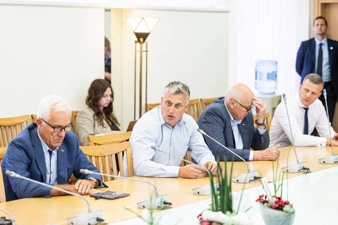 I. Šimonytė susitinka su Seimo frakcijomis