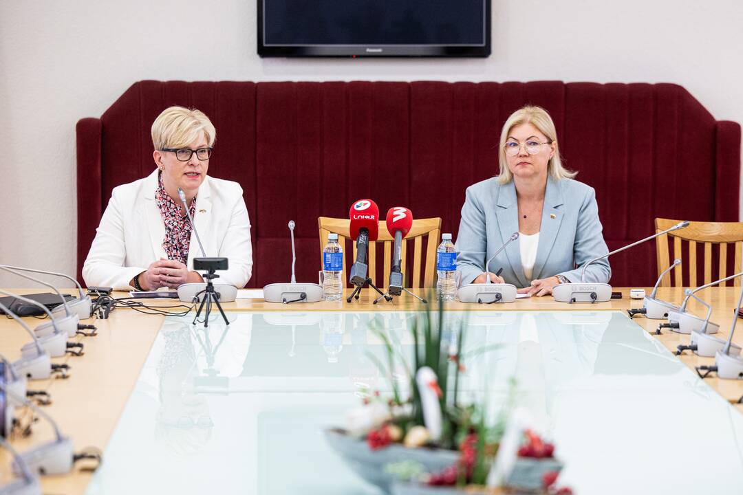 I. Šimonytė susitinka su Seimo frakcijomis