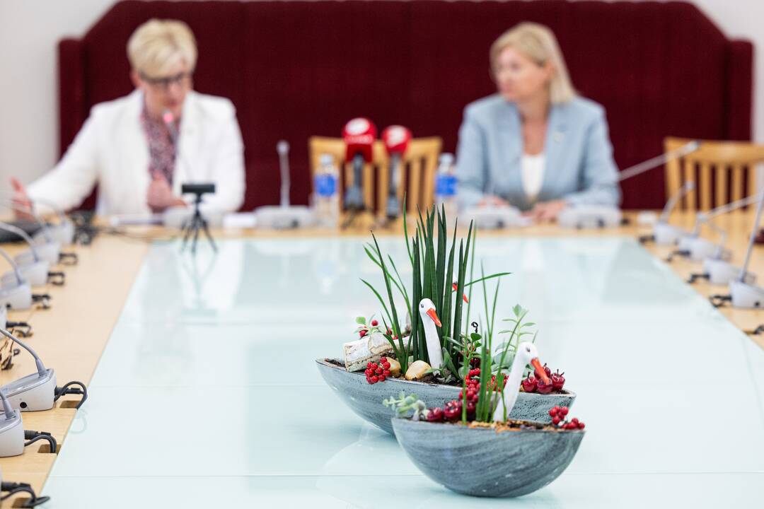 I. Šimonytė susitinka su Seimo frakcijomis