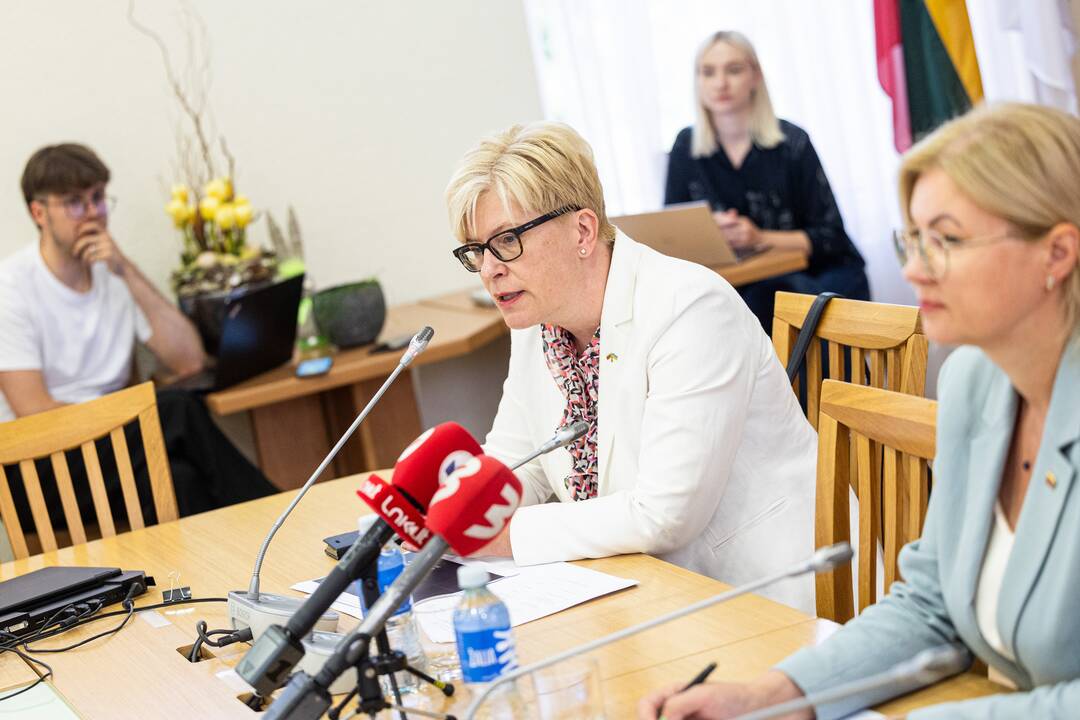 I. Šimonytė susitinka su Seimo frakcijomis