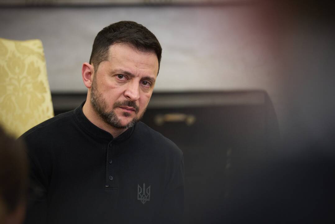 Zelenskis: Trumpo parama vis dar yra labai svarbi 