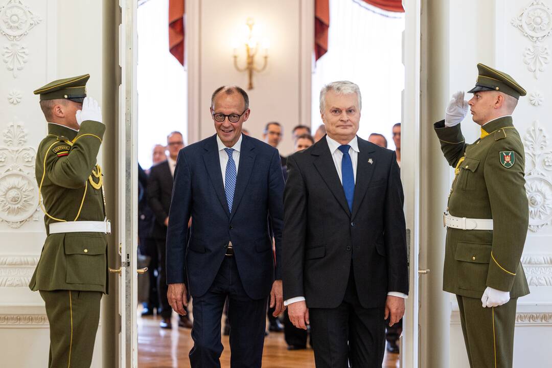Prezidentas susitiko su Vokietijos kancleriu