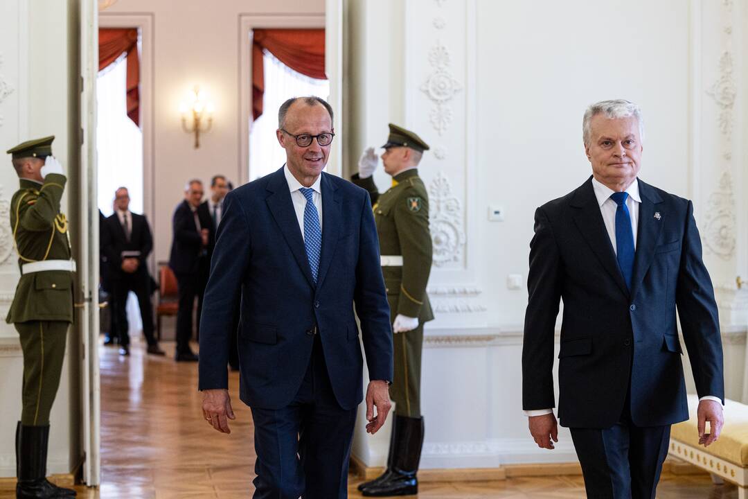 Prezidentas susitiko su Vokietijos kancleriu