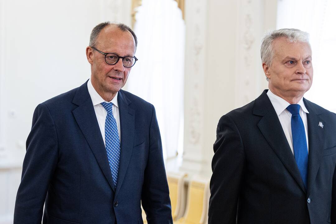 Prezidentas susitiko su Vokietijos kancleriu