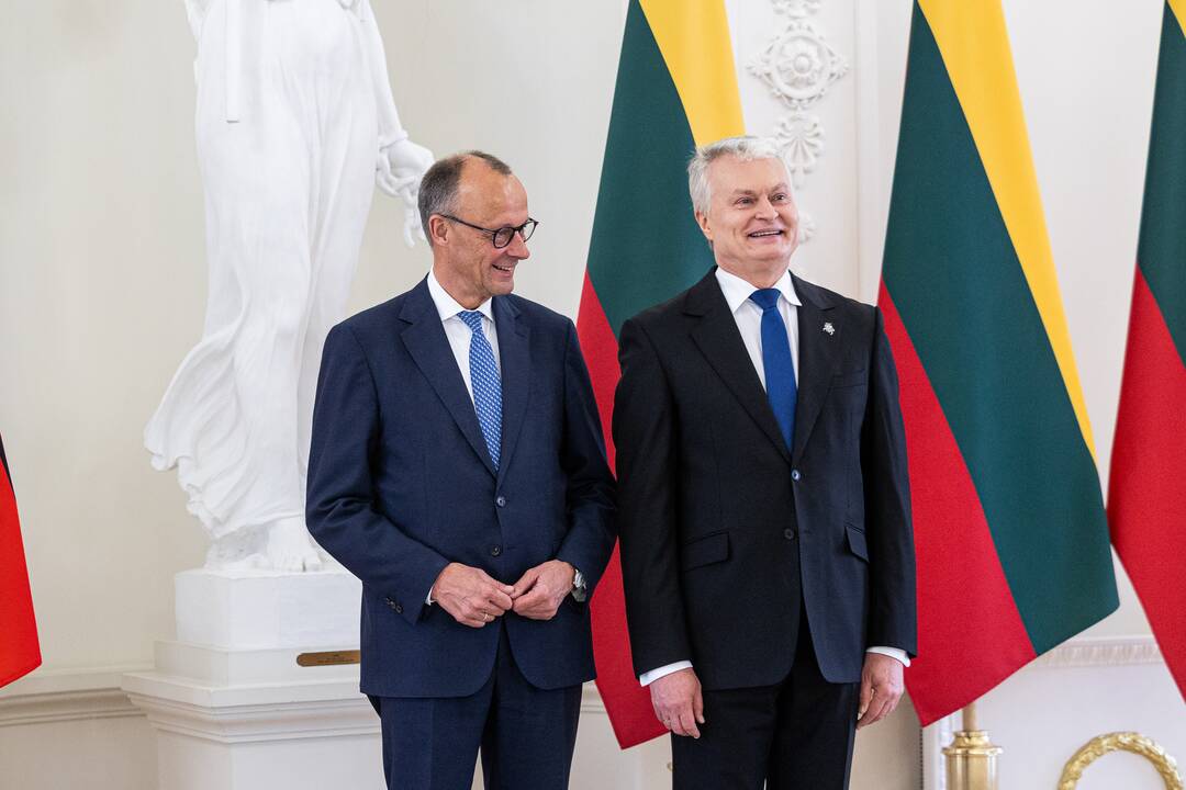 Prezidentas susitiko su Vokietijos kancleriu