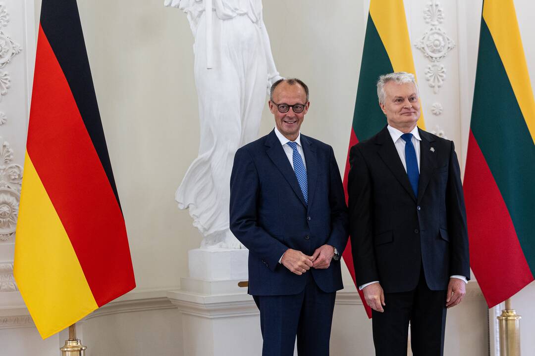 Prezidentas susitiko su Vokietijos kancleriu