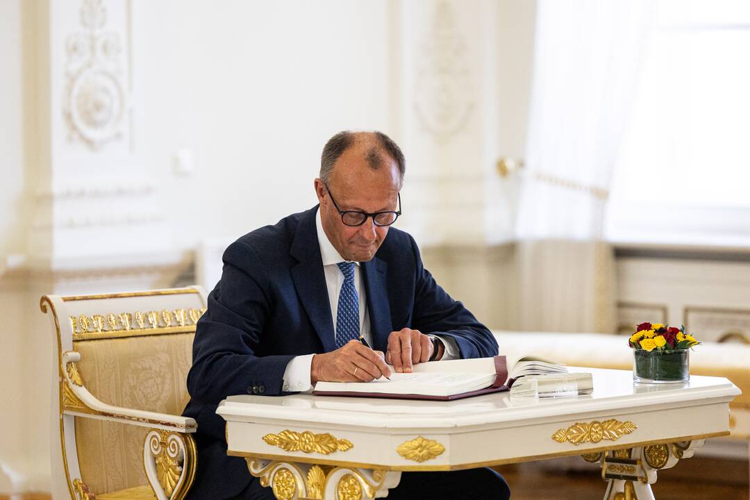 Prezidentas susitiko su Vokietijos kancleriu