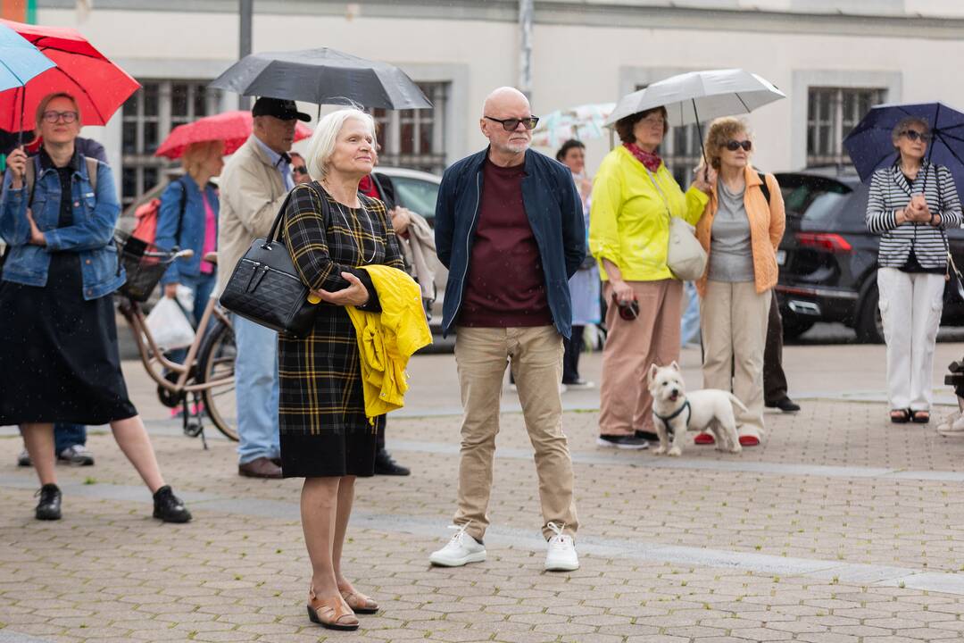 Akcija, kurioje poetai ir visi norintys skaito savo bei S. Nėries eiles
