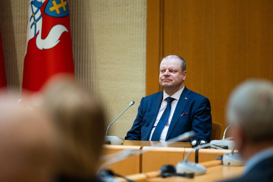 Seime – Vadovybės apsaugos tarnybos Garbės medalio įteikimo ceremonija