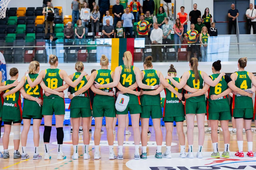 Kontrolinės moterų krepšinio rinktinės rungtynės: Lietuva – Švedija