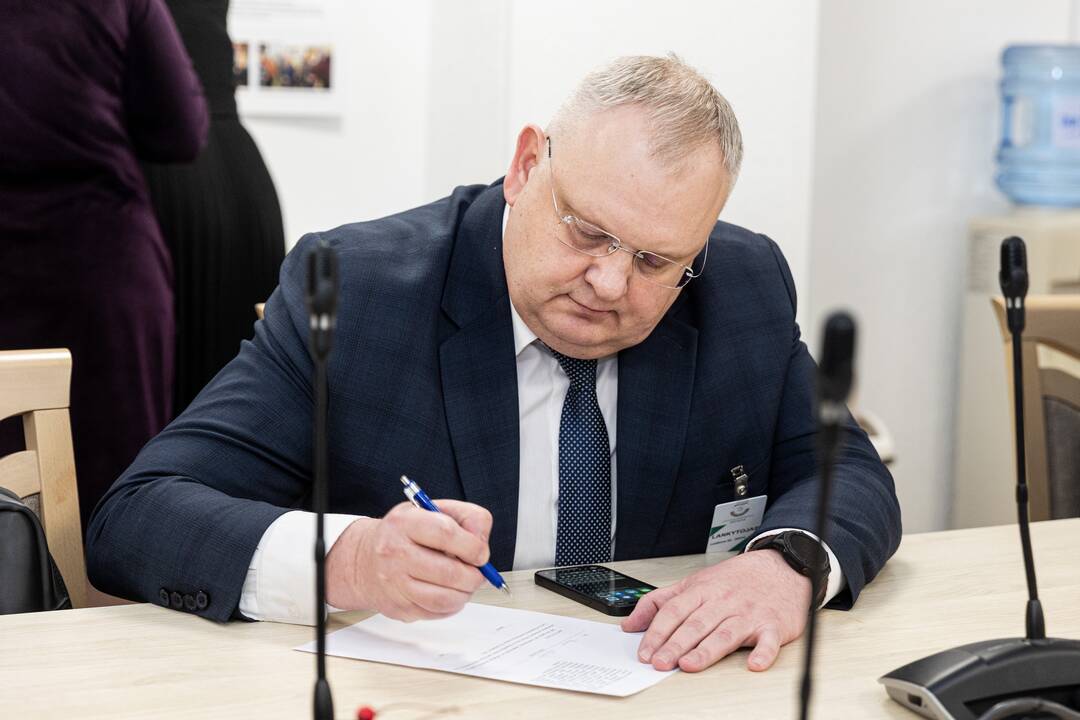 VSD pranešėjas T. Gailius Seime
