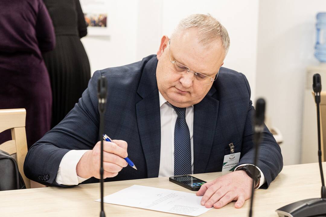 VSD pranešėjas T. Gailius Seime