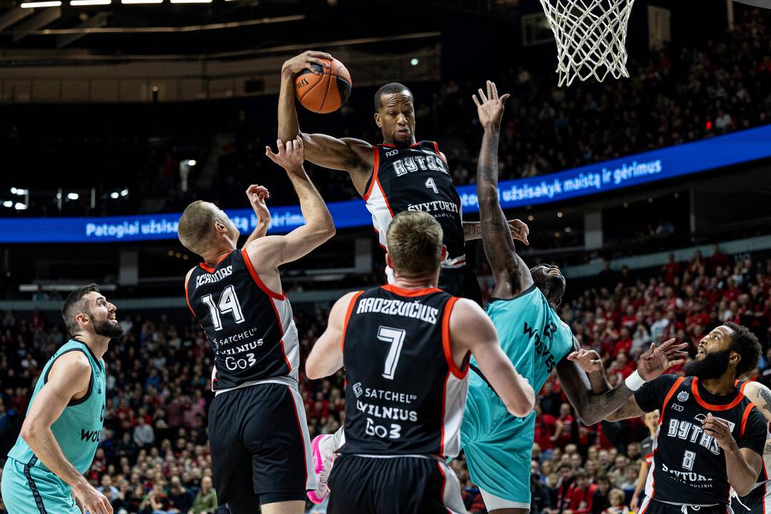 LKL rungtynės: Vilniaus „Rytas“ - „Wolves“