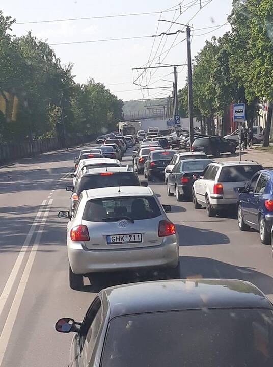 Raudondvario plente – vilkiko ir lengvojo automobilio avarija