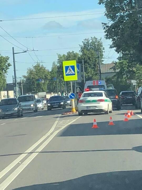 Šančiuose pėsčiųjų perėjoje partrenktas mažametis