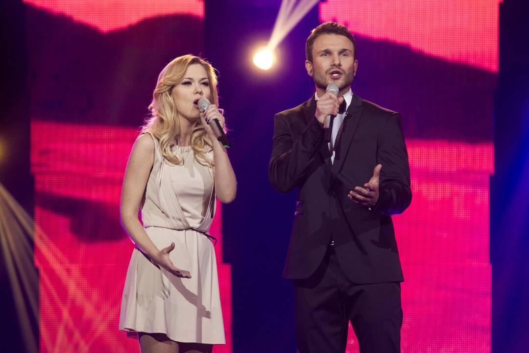 Vaidas Baumila (kairėje), Jurijus Veklenko, Ieva Zasimauskaitė