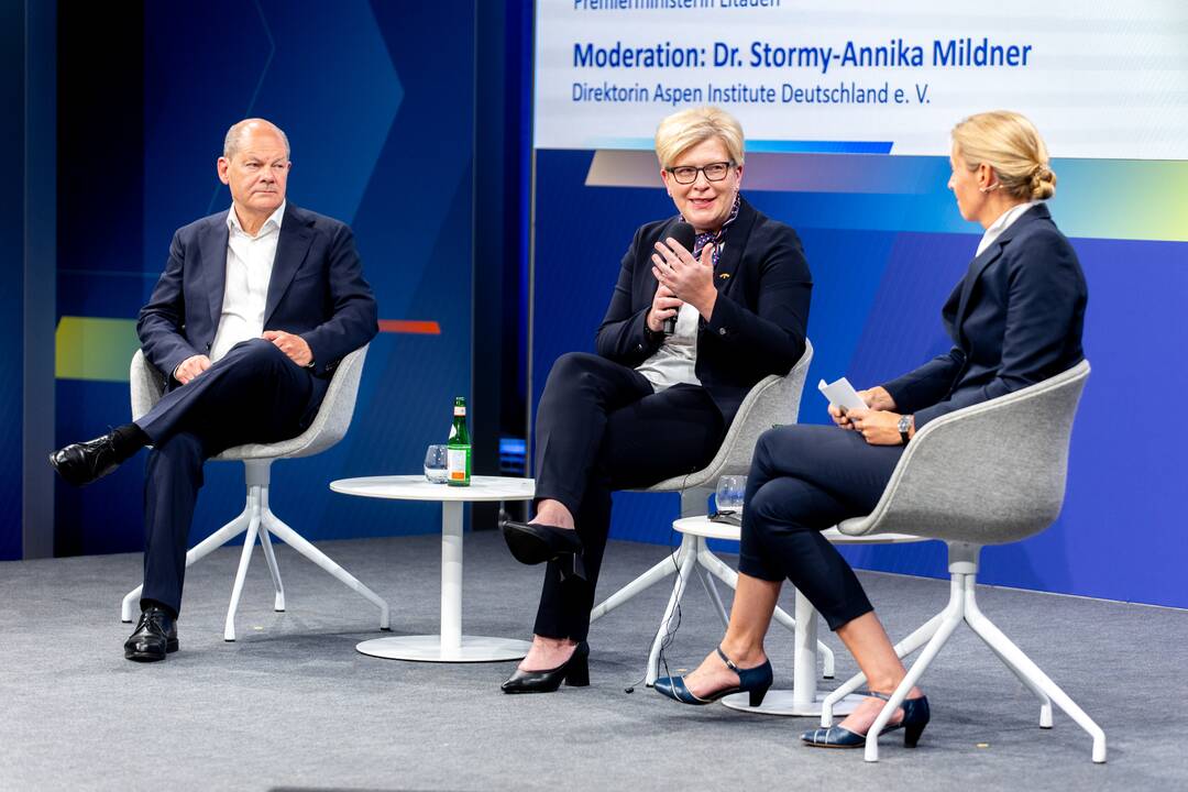 Ingrida Šimonytė ir Olafas Sholzas