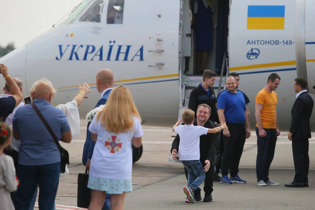 Ukraina ir Rusija apsikeitė kaliniais