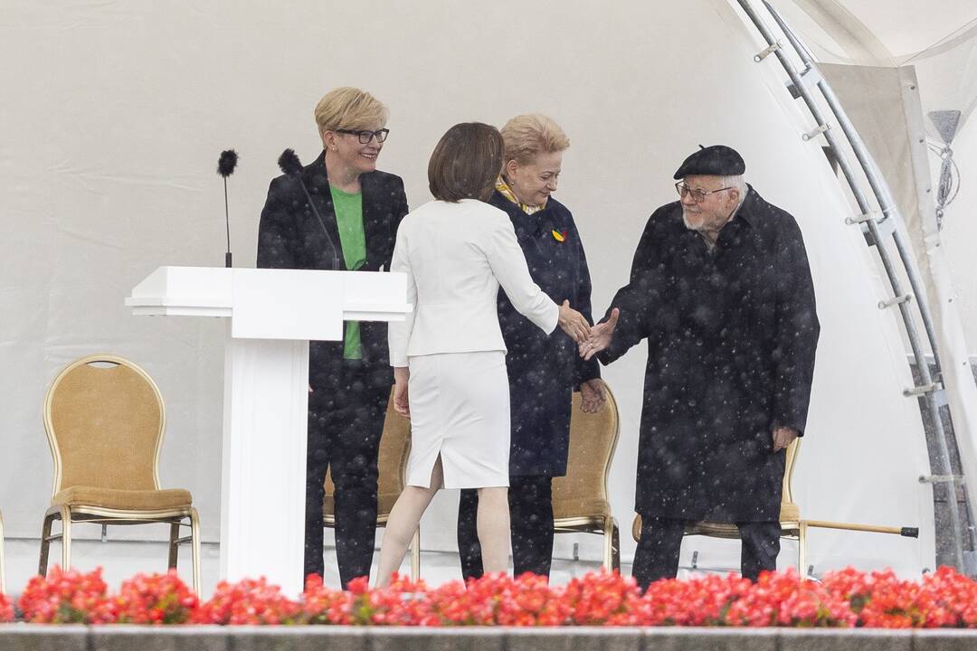 Valstybės vėliavų pakėlimo ceremonija