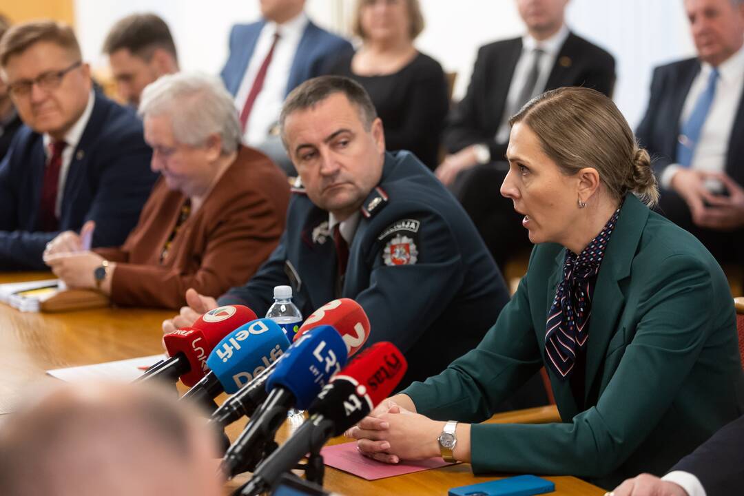 Seimo opozicinės frakcijos susitiko su A. Bilotaite