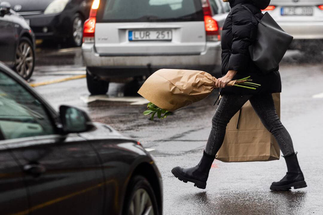 Apsipirkimo karštligė prieš šventes Vilniuje