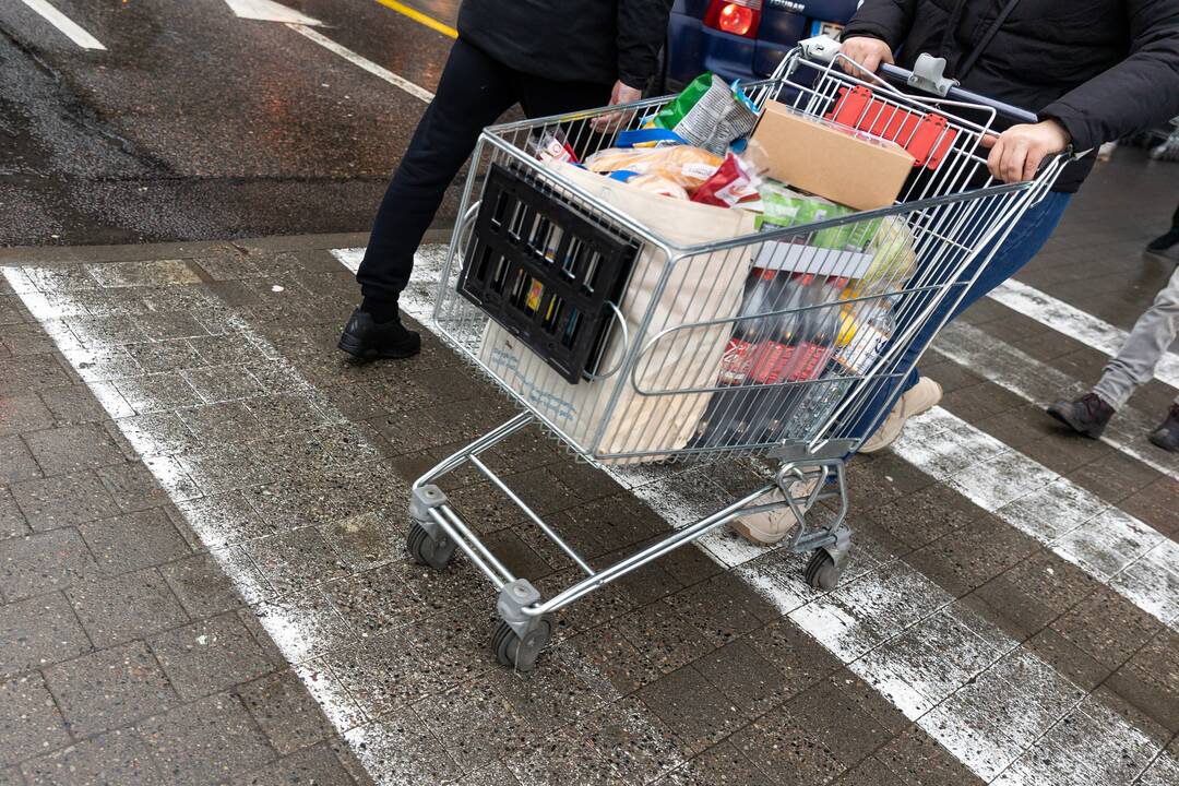 Apsipirkimo karštligė prieš šventes Vilniuje