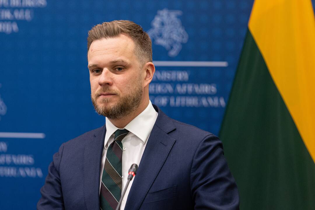 G. Landsbergis pavojingais vadina Vakarų pareigūnų svarstymus dėl Ukrainos taikos derybų