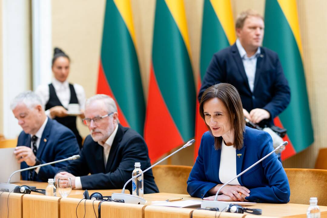 G. Nausėda susitiko su Seimo valdybos nariais