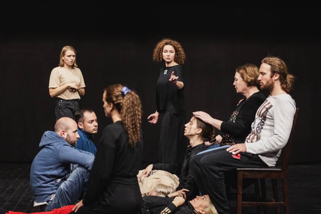 A. Dudos-Gracz kūrybinės dirbtuvės Klaipėdos dramos teatre.