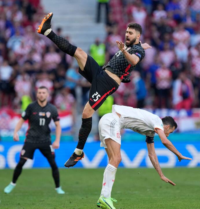 Euro 2020 aštuntfinalis: Kroatija – Ispanija 3:5